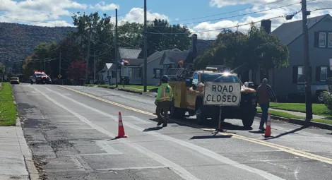 Portion of Northway Road closed following water main break in Loyalsock Township